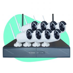 پک دوربین مداربسته بیسیم 8 کانال