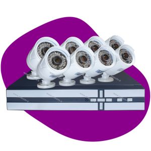 پک دوربین مداربسته 8 دوربینه