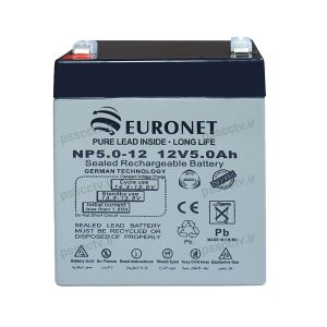 باطری 12ولت 5آمپر یورونت