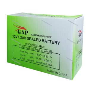 باتری 12 ولت 7 آمپر GAP - Image 3