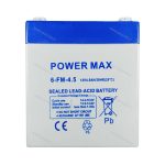باتری 12 ولت 4.5 آمپر پاورمکس Power Max - Image 2